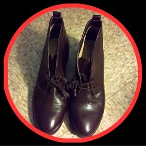 Hush Puppies Dark Brown Lace Up Boots